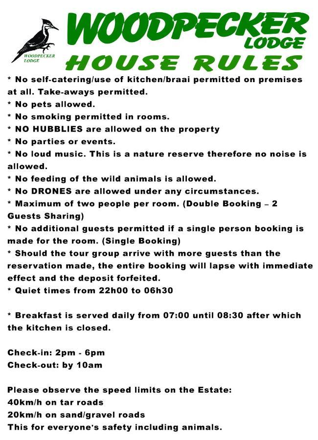 Woodpecker Lodge B&B Hoedspruit Εξωτερικό φωτογραφία